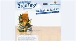 Desktop Screenshot of brau-tage.de